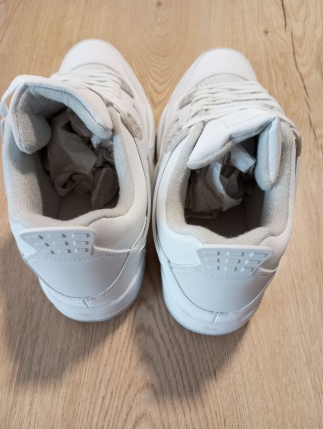 Zapatillas blancas vestir