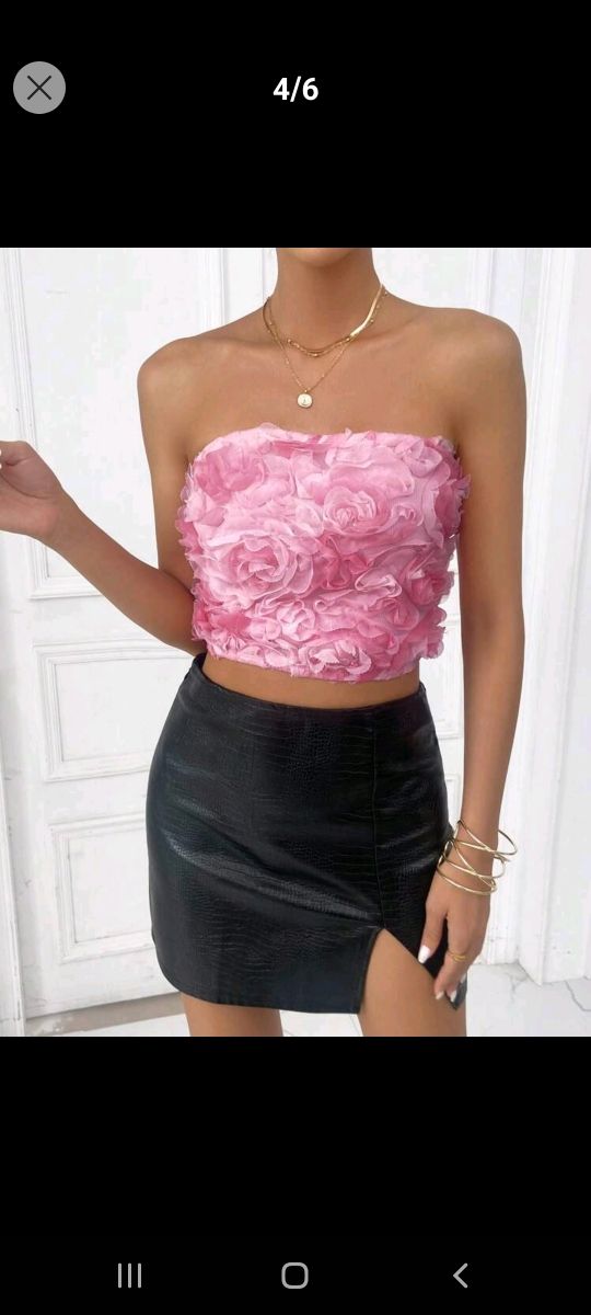 Top flores nuevo talla L