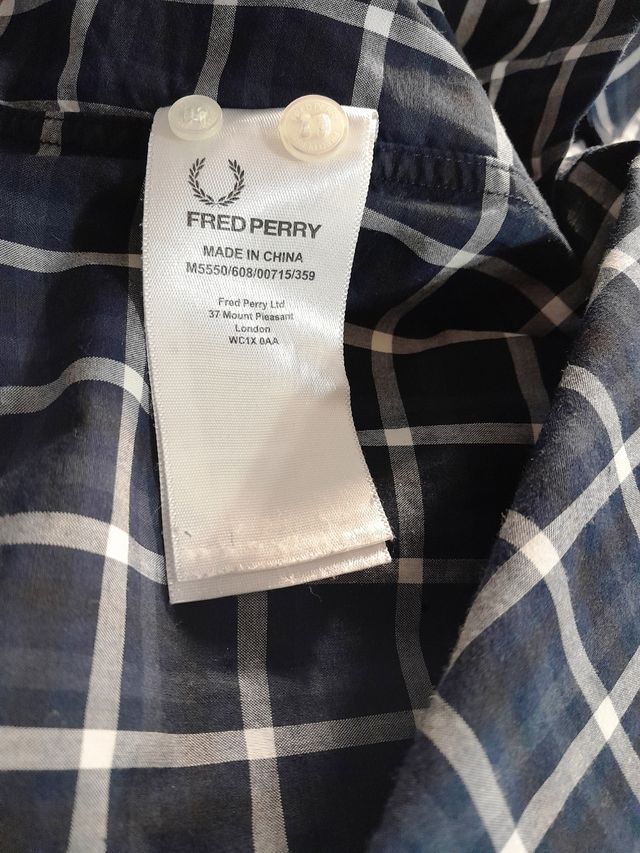 Camicia Fred Perry a quadretti – taglia S