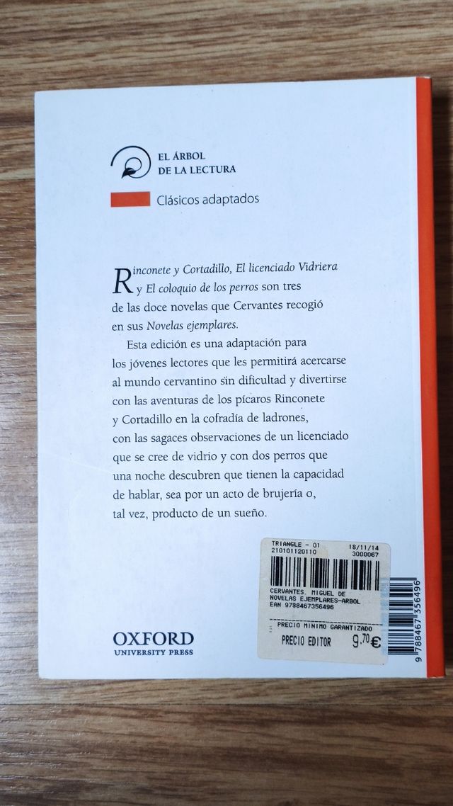 Libro Novelas Ejemplares