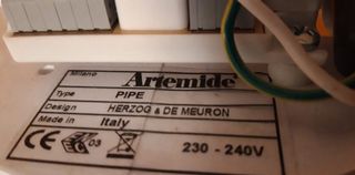 Lámpara de suspensión Artemide-Pipe