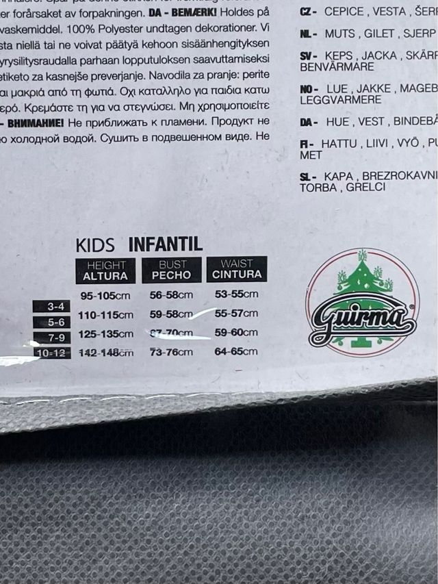 Disfraz de Pastor Casero 10-12 años