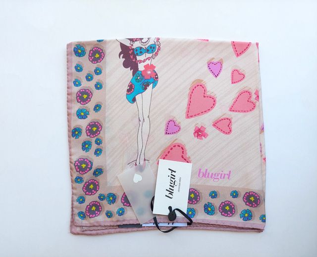 Foulard Blugirl Blumarine in seta nuovo 