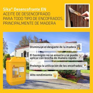 Sika aceite de desencofrado EN 25 litros
