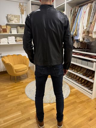 Cazadora de piel Jack and Jones 