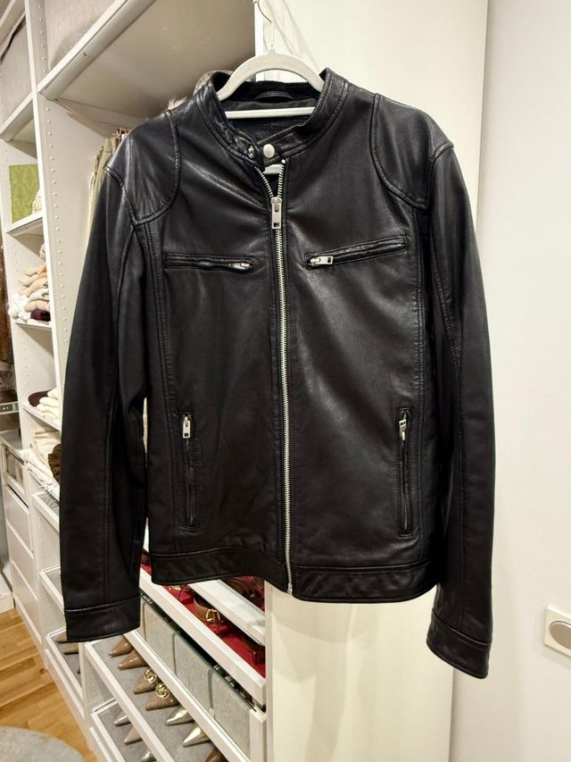 Cazadora de piel Jack and Jones 