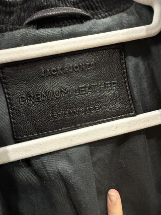 Cazadora de piel Jack and Jones 