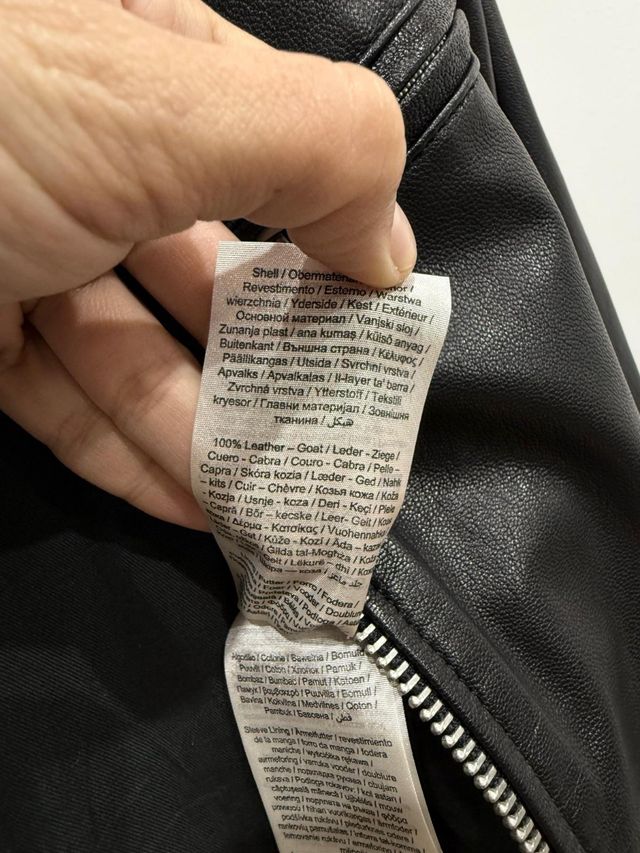 Cazadora de piel Jack and Jones 