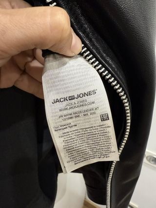 Cazadora de piel Jack and Jones 