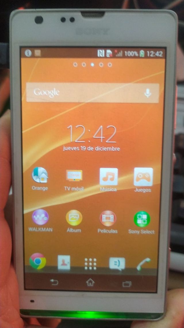 MÒVIL ORANGE SONY XPERIA TARJETA SIM