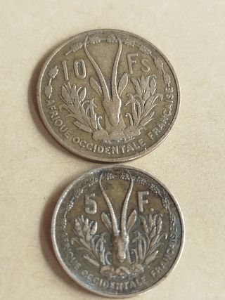 África Occidental Francesa monedas