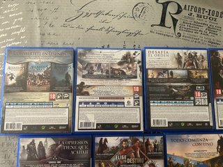 Saga completa juegos de assassin's Creed PS4