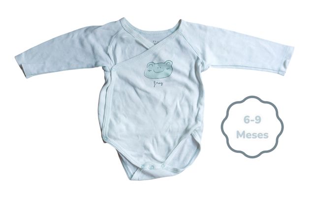 Body Branco Sapo Zippy 6-9 meses