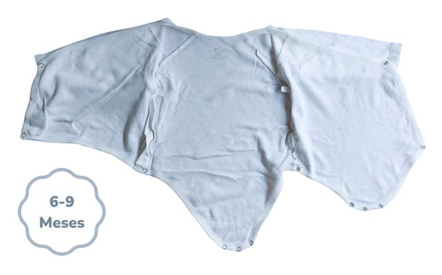 Body Branco Zippy 6-9 meses