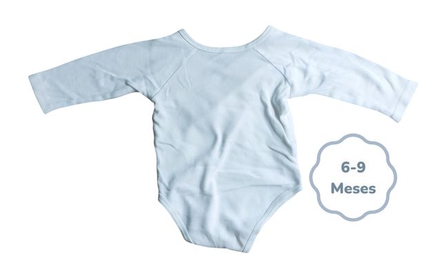 Body Branco Zippy 6-9 meses