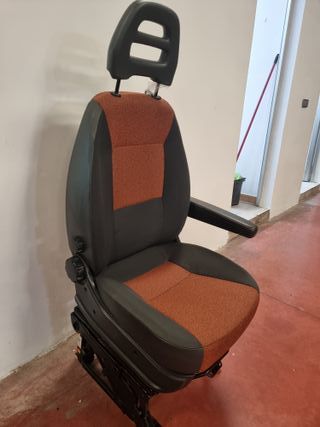 Asiento copiloto original fiat ducato naranja