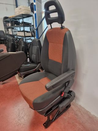 Asiento copiloto original fiat ducato naranja