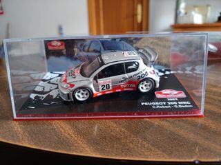 Peugeot 206 world rally card 2003 escala