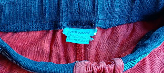 Calções Vermelhos Mayoral 12 meses