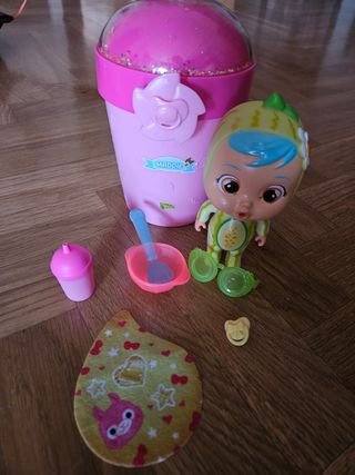 Bebé Llorones con cajita y abalorios