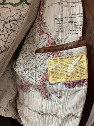 Chaqueta vintage de aviacion