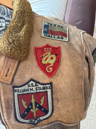 Chaqueta vintage de aviacion