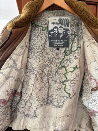 Chaqueta vintage de aviacion