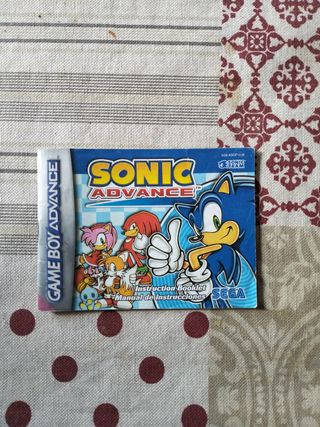 Manual de instrucciones Juego Sonic