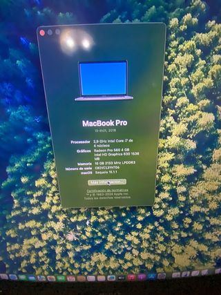 MACBOOK PRO 15” TOUCHBAR 2018