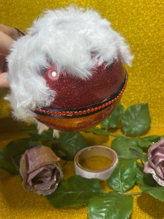 Pallina di natale mela biancaneve