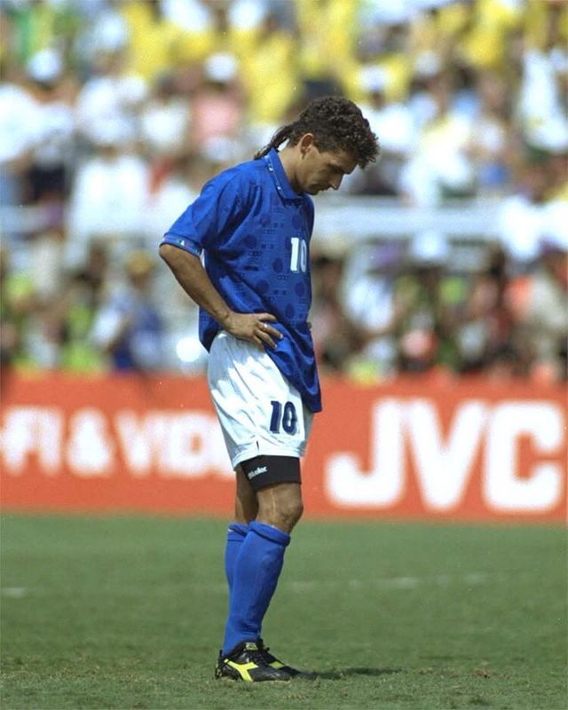 Cromo Roberto Baggio penalti