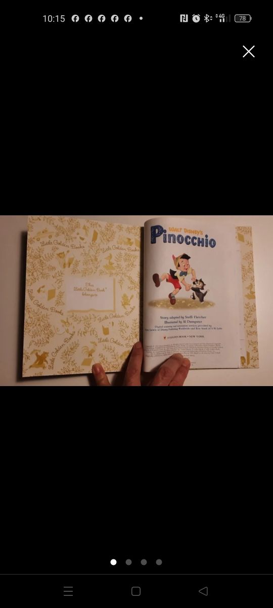 Pinocchio (Disney Classic) (Little Golden Book)