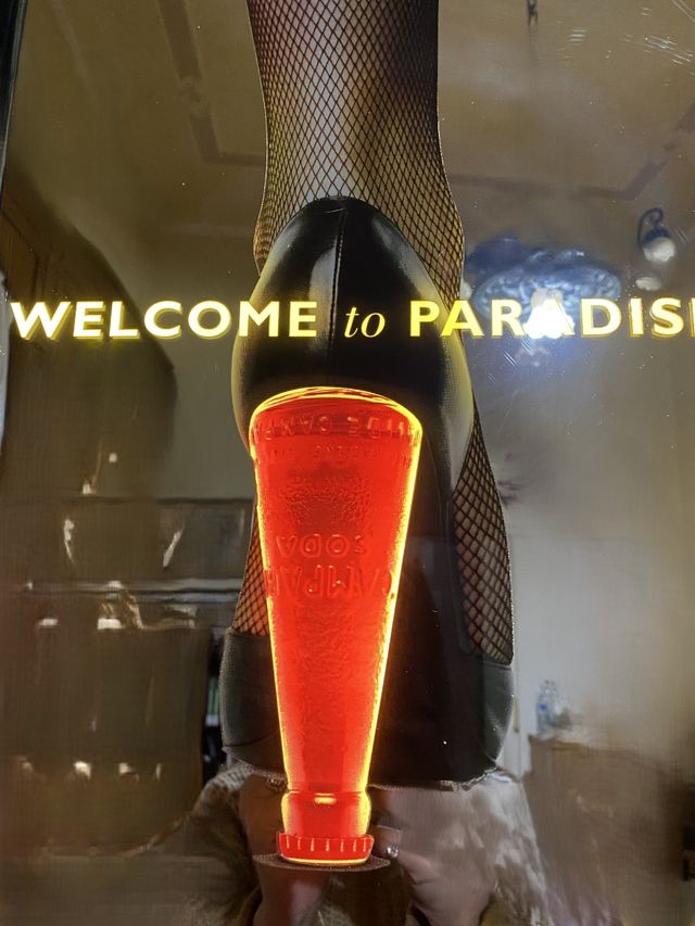 Quadro Campari retroilluminato