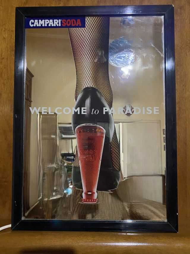 Quadro Campari retroilluminato