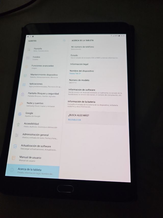 Tablet sansumg s2