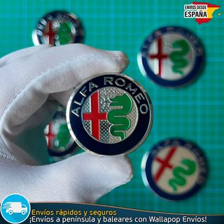 7 Emblemas Alfa Romeo Exterior, Volante y Llantas