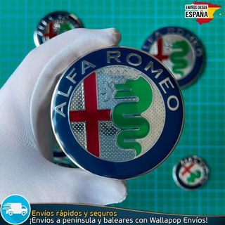 7 Emblemas Alfa Romeo Exterior, Volante y Llantas