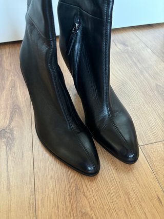 Botas altas piel Zara 39