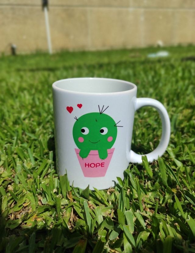 Taza dibujo vaso reutilizable