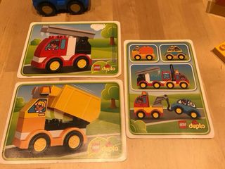 Lego Duplo: coches, camiones y grúas