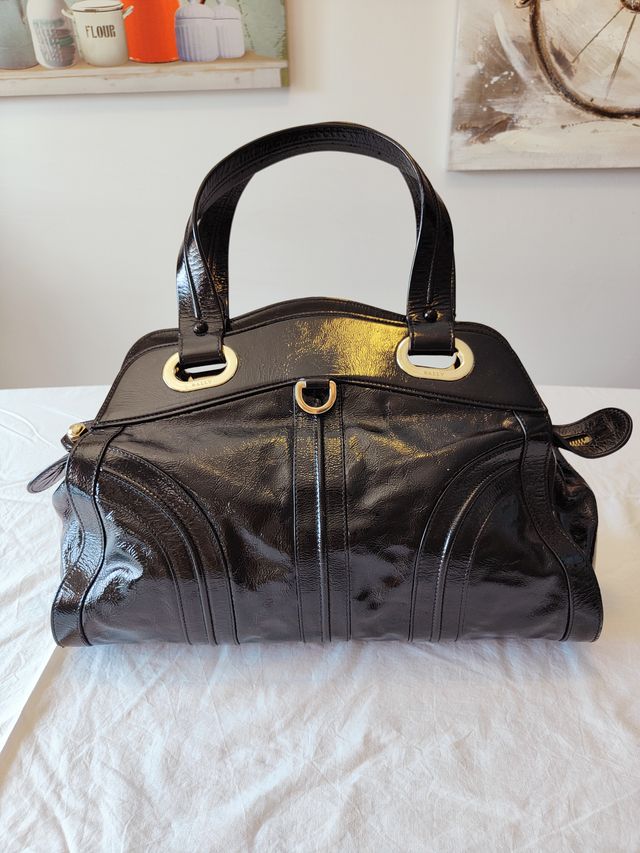 Bolso Bally negro en Charol casi nuevo
