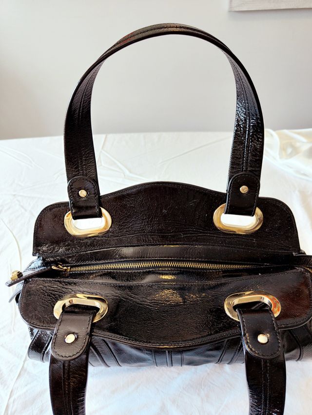 Bolso Bally negro en Charol casi nuevo
