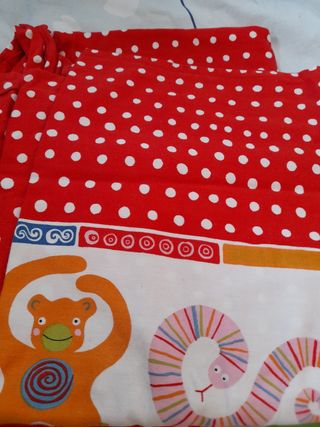 Sabana cuna. Funda de sábanas cuna