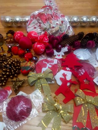 Lote decoración navideña