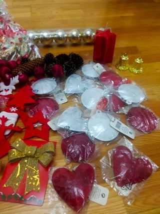 Lote decoración navideña