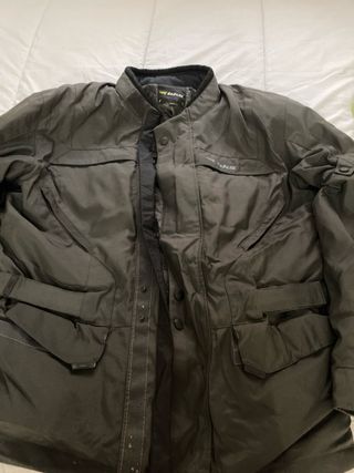 Chaqueta moto hombre