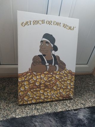 Cuadro los Simpsons, 50 cent