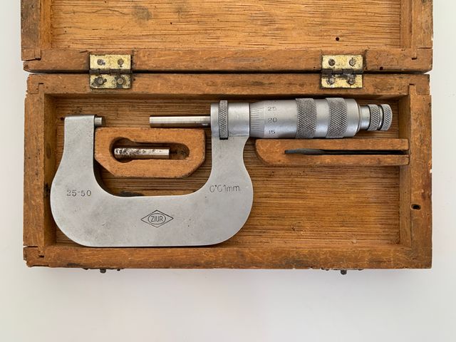 Micrometro ZIUR 25 50 Exteriores Calibre Precisión