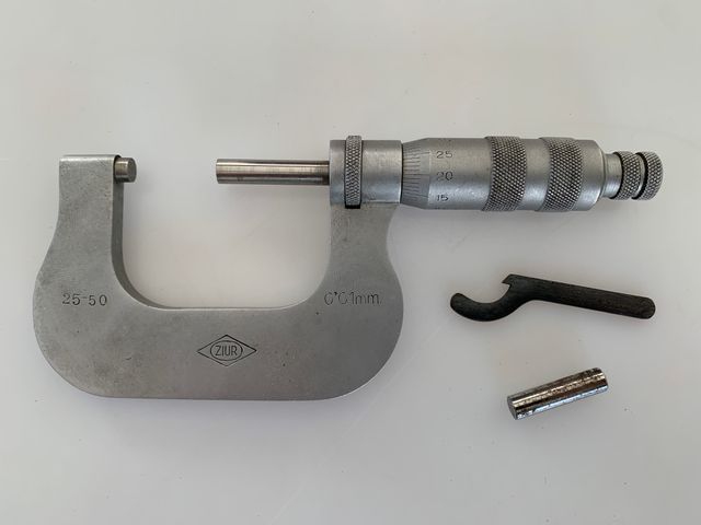 Micrometro ZIUR 25 50 Exteriores Calibre Precisión