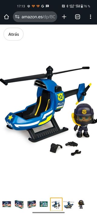 PINYPON ACTION.HELICOPTERO DE POLICÍA